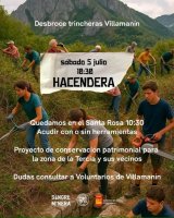 DESBROCE DE TRINCHERAS DE VILLAMANIN