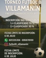 TORNEO DE FUTBOL 8, VILLAMANIN 2025
