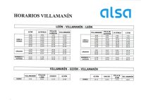 HORARIOS ALSA ACTUALIZADOS