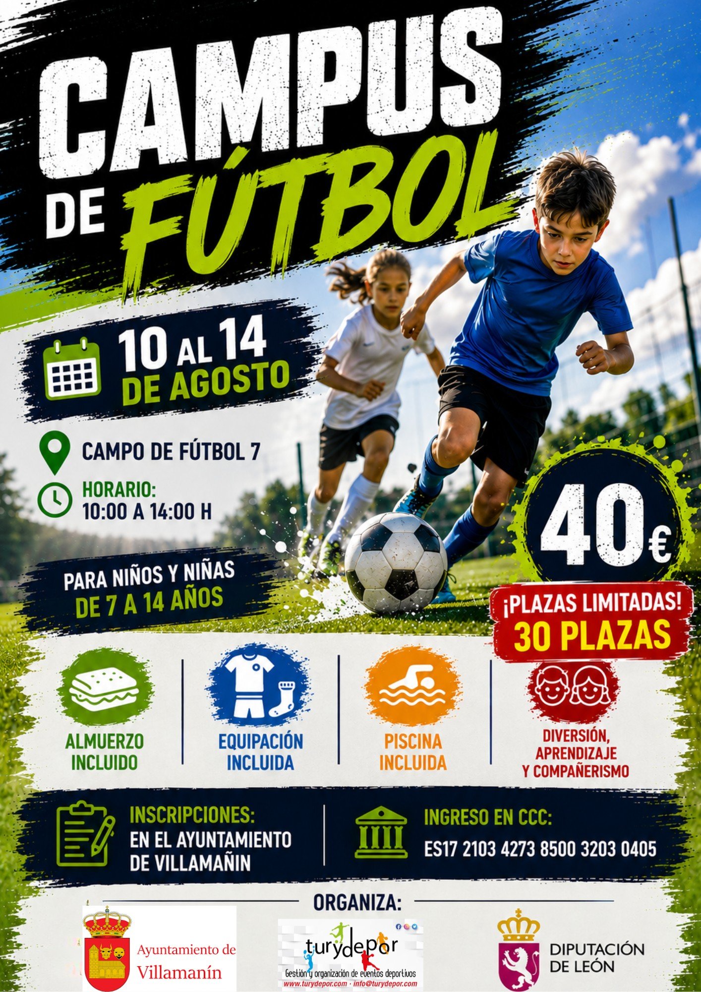 Campus de fútbol Verano 2026