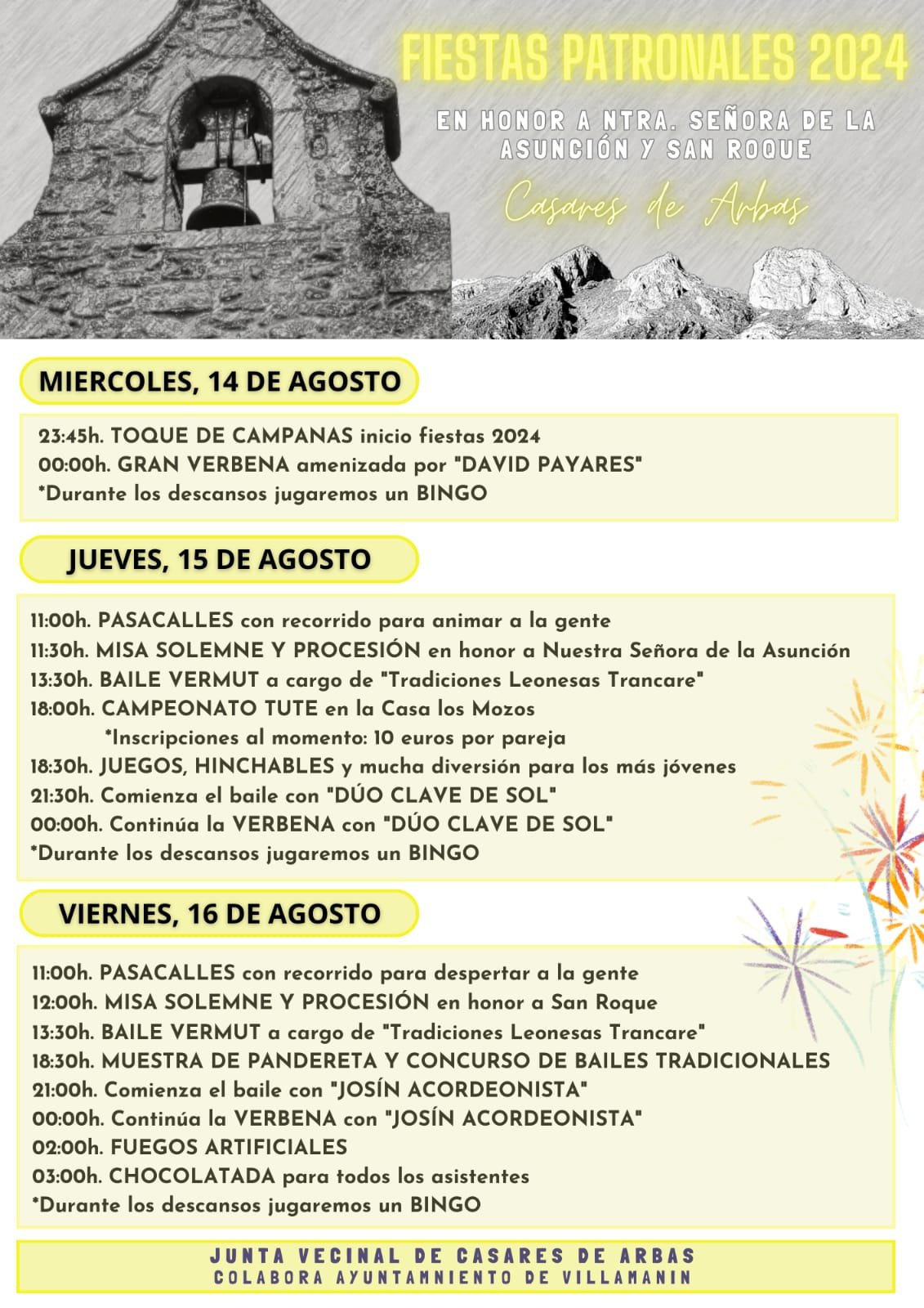 Fiestas Casares de Arbas 2024