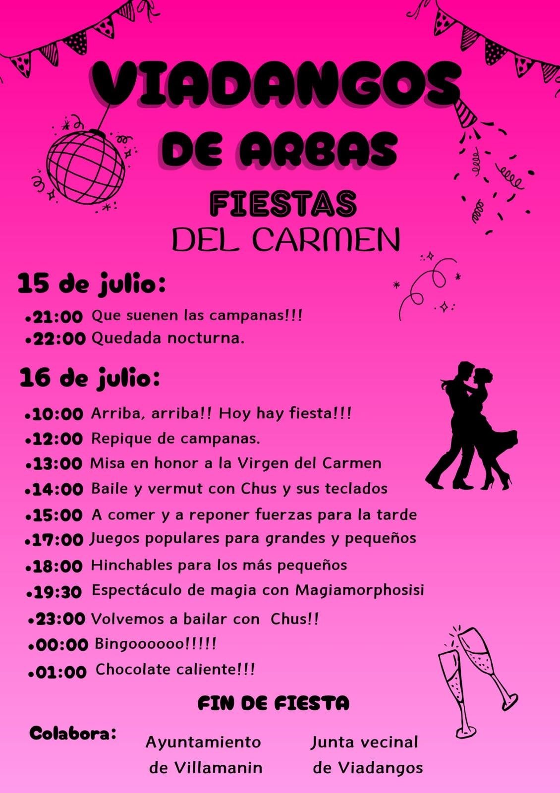 FIESTAS VIADANGOS DE ARBAS 2026