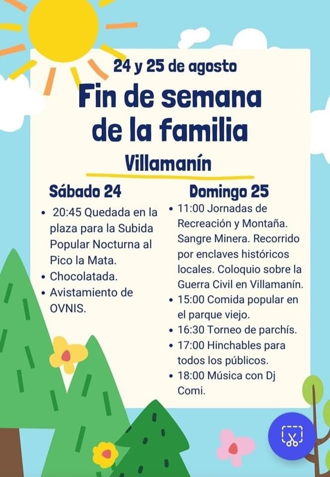 Fin de semana de la familia Villamanín, 24 y 25 de Agosto de 2024