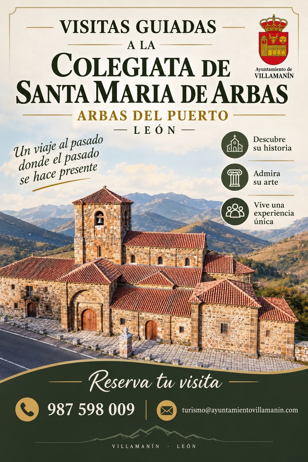VISITAS GUIADAS A LA COLEGIATA DE SANTA MARIA DE ARBAS