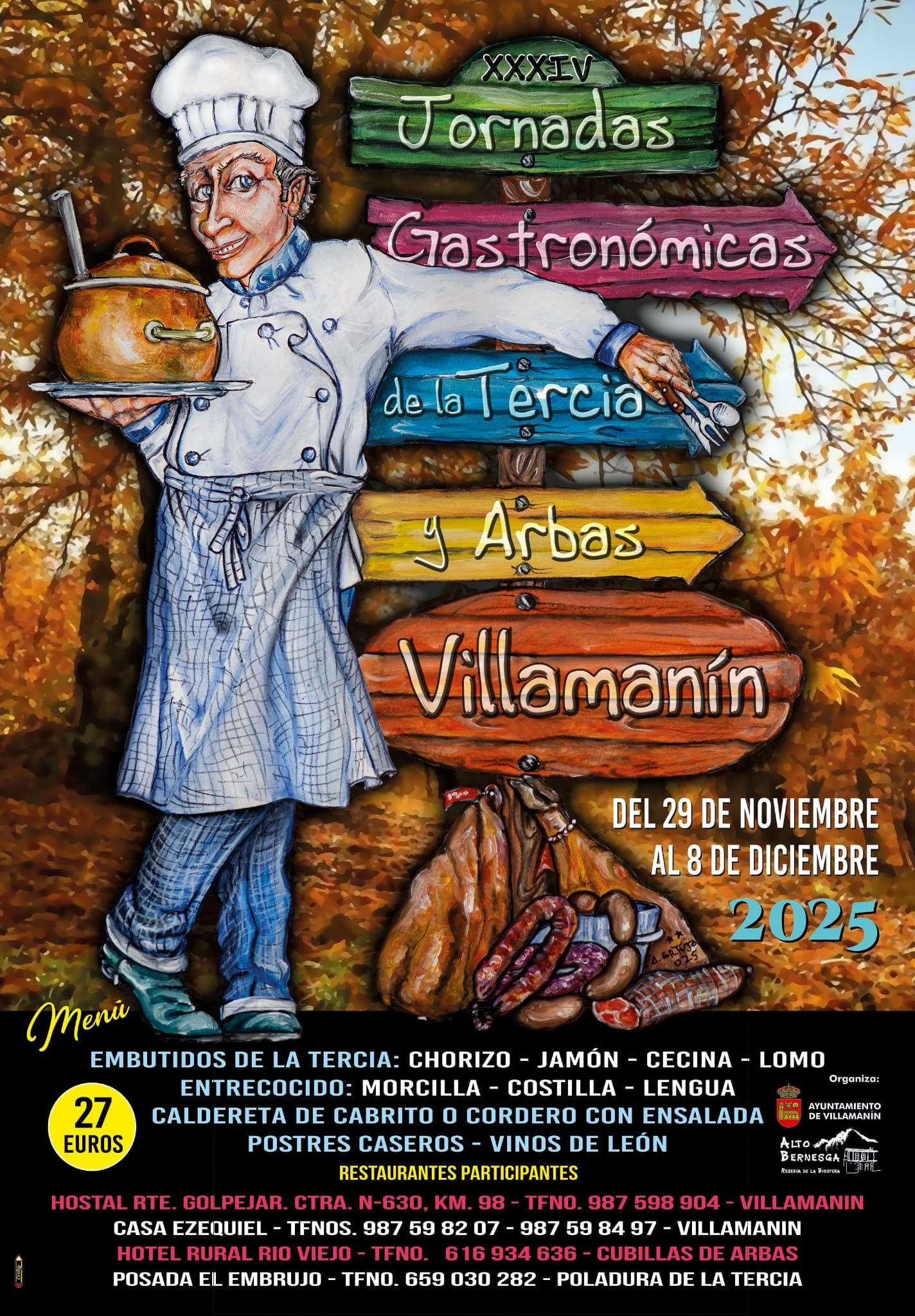 Jornadas gastronómicas de la Tercia y Arbas